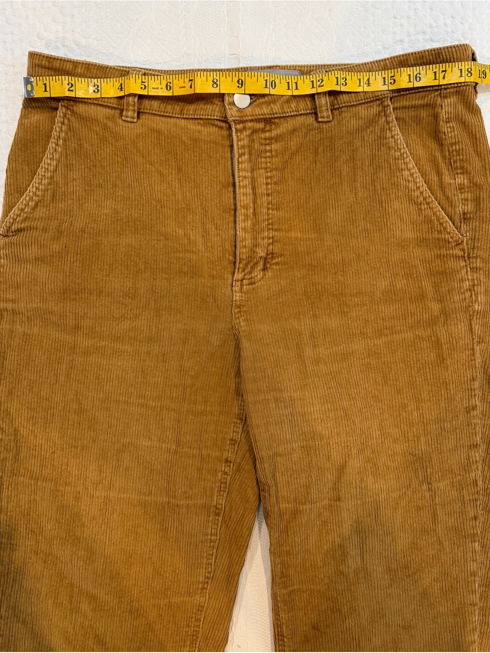 Everlane Brown Corduroy Pants Women’s Size 14 - Picture 5 of 7
